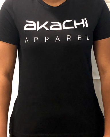 Akachi Woman Text Logo Tee